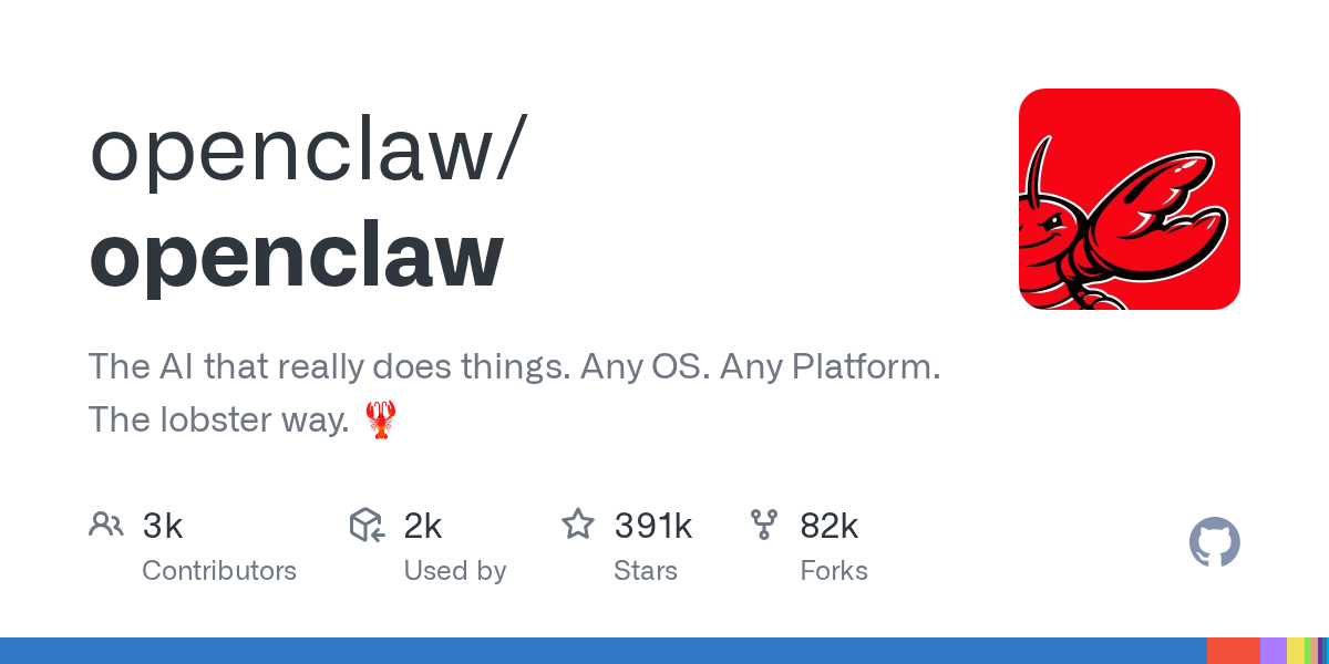 GitHub Open Graph preview for OpenClaw's healthcheck skill.
