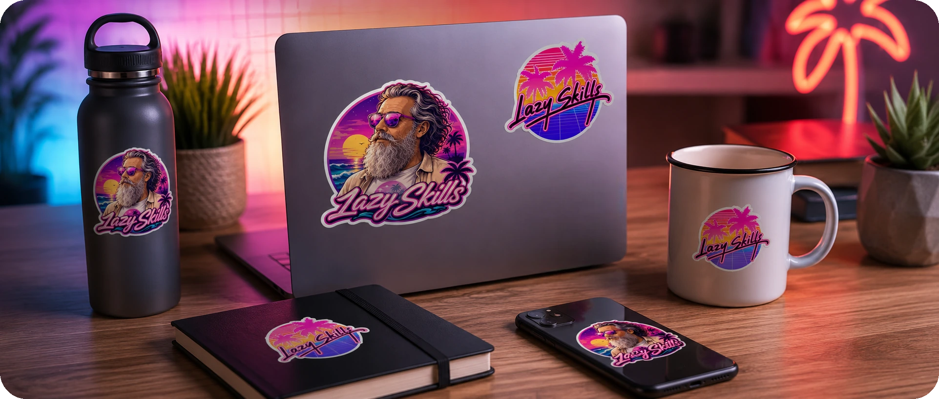 LazySkills stickers